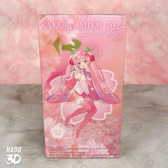 Hatsune Miku Sakura Miku Noodle Stopper Figure Pearl Color Ver. 2024 Pink Miku - Picture 4 of 8